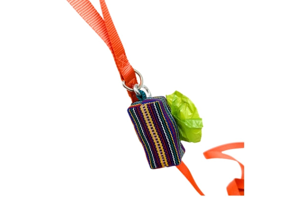 Market Day Waste Bag Holder – Handwoven Colorful Cotton from Guatemala