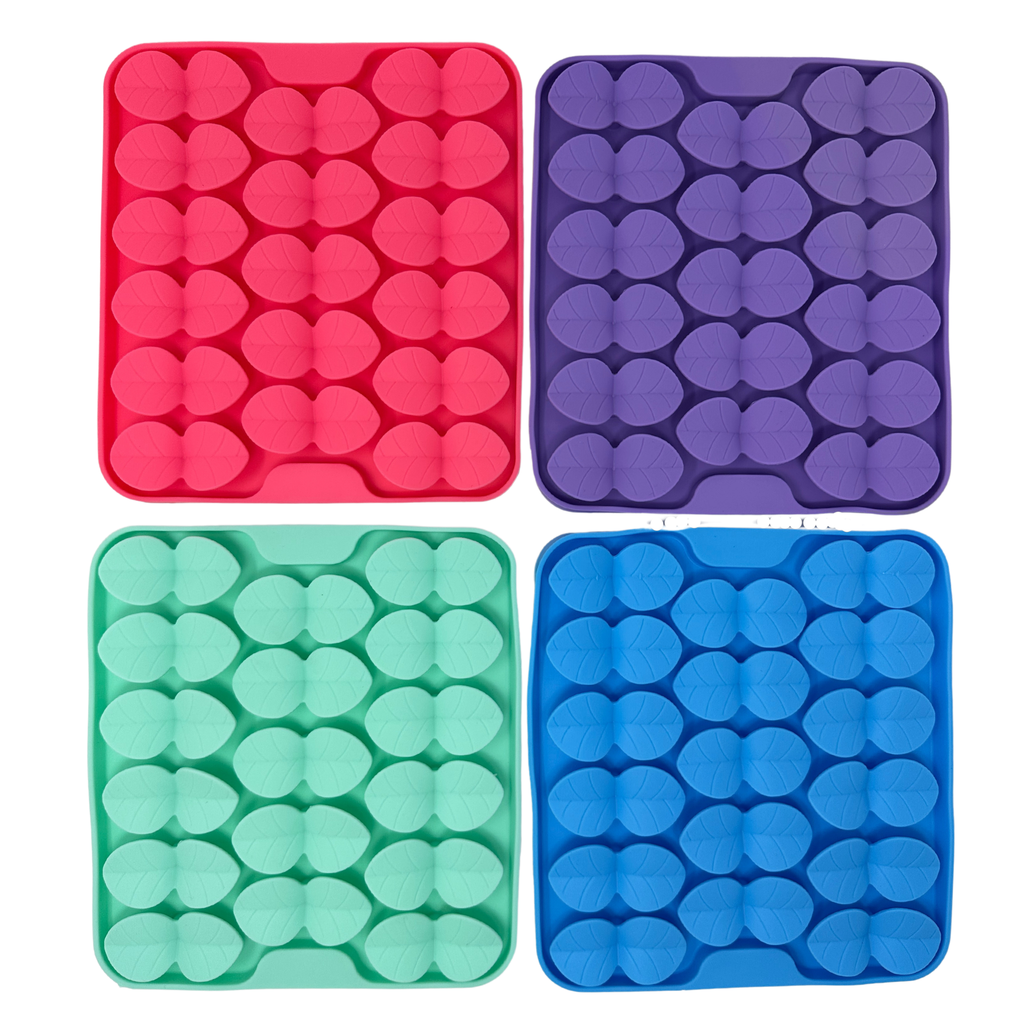 Slow Feeder / Lick Mat / Snuffle Mat- BPA Free, Food Grade Silicone Feeder (small leaf))