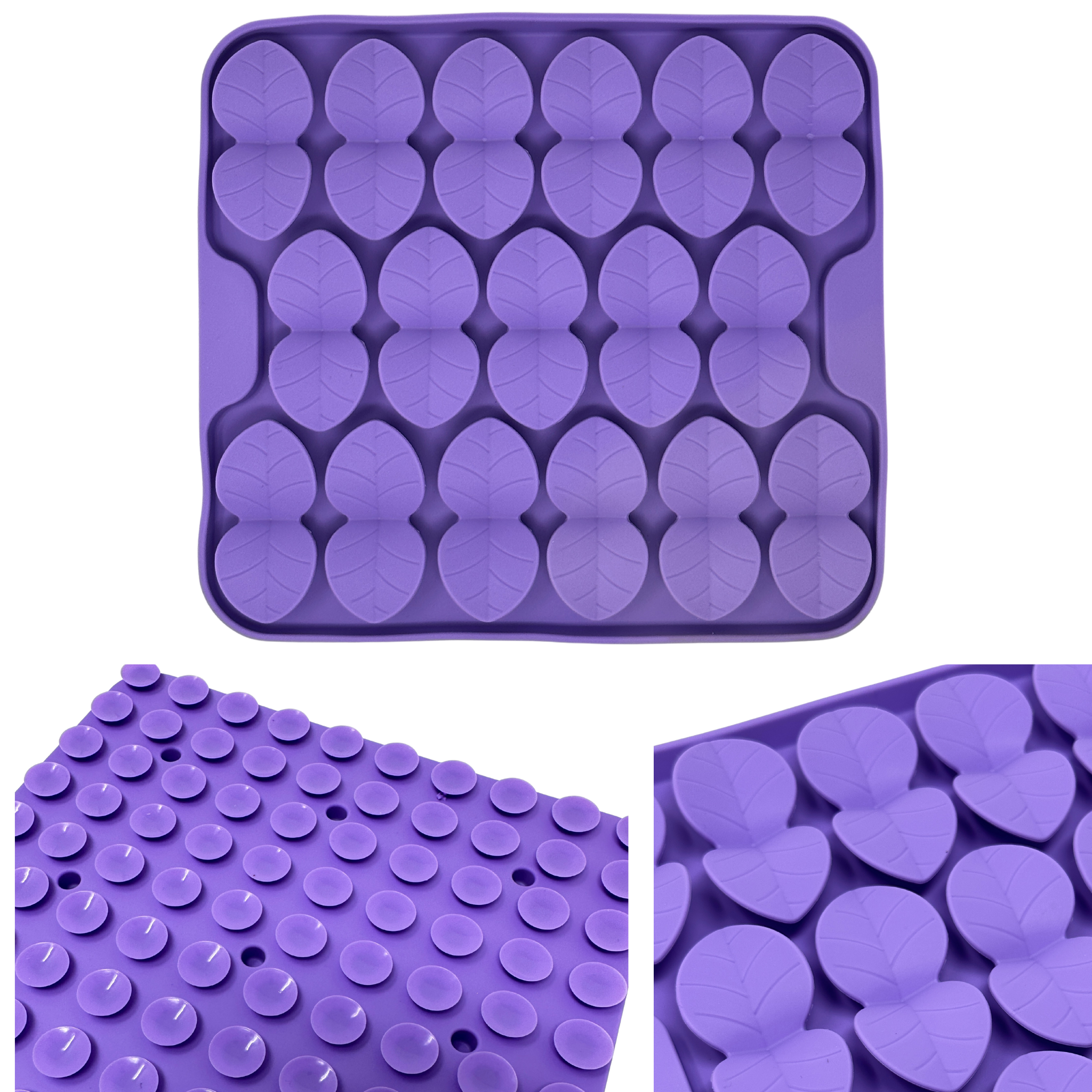 Slow Feeder / Lick Mat / Snuffle Mat- BPA Free, Food Grade Silicone Feeder (small leaf))