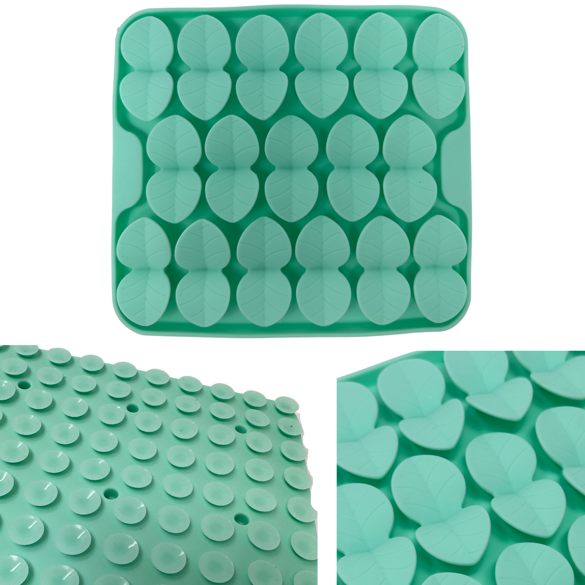 Slow Feeder / Lick Mat / Snuffle Mat- BPA Free, Food Grade Silicone Feeder (small leaf))