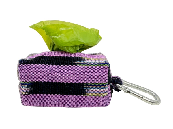 Stoneflower Waste Bag Holder – Handwoven Earthy Cotton from Guatemala