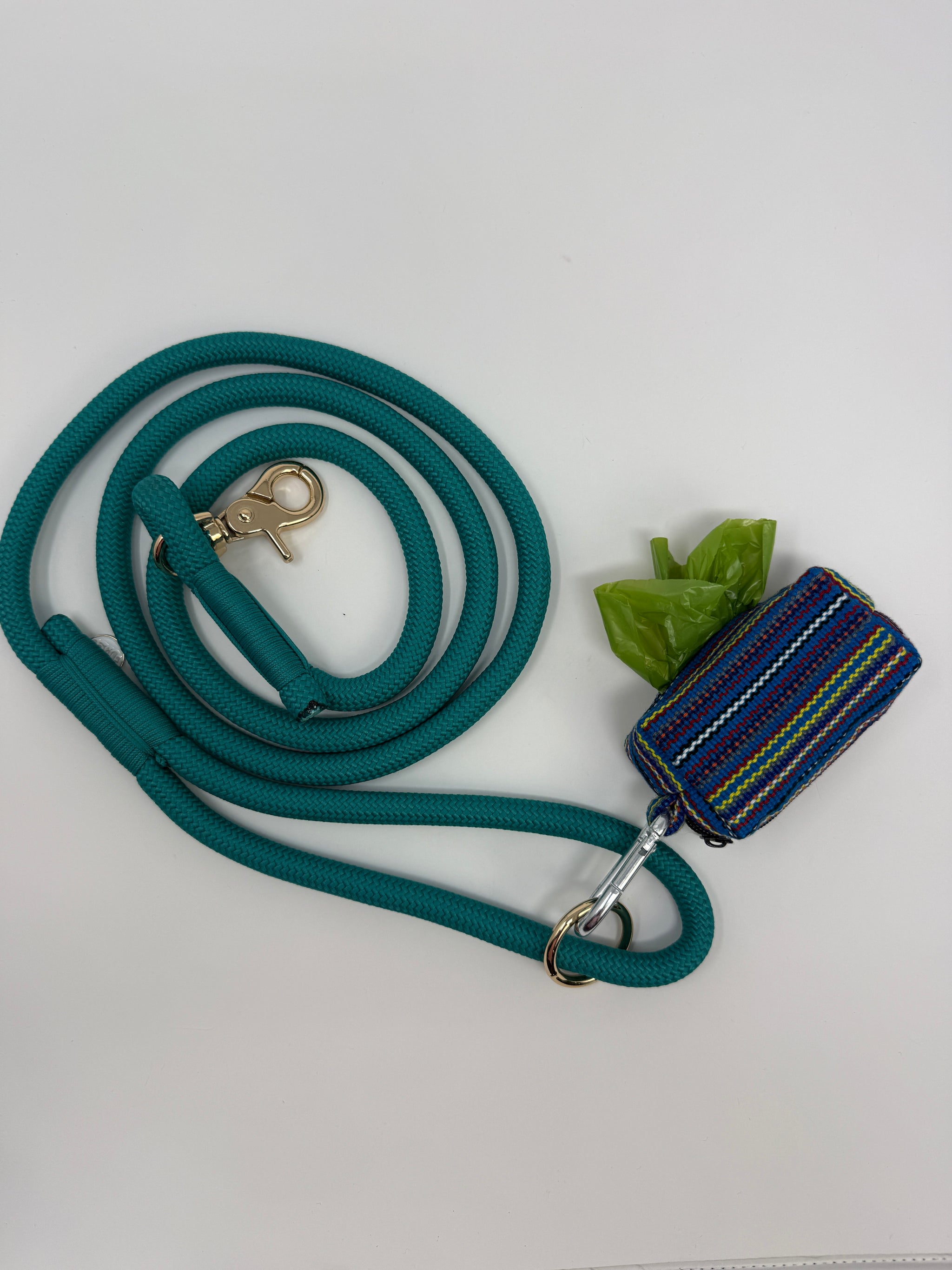 Marimba Waste Bag Holder – Handwoven Vibrant Cotton from Guatemala