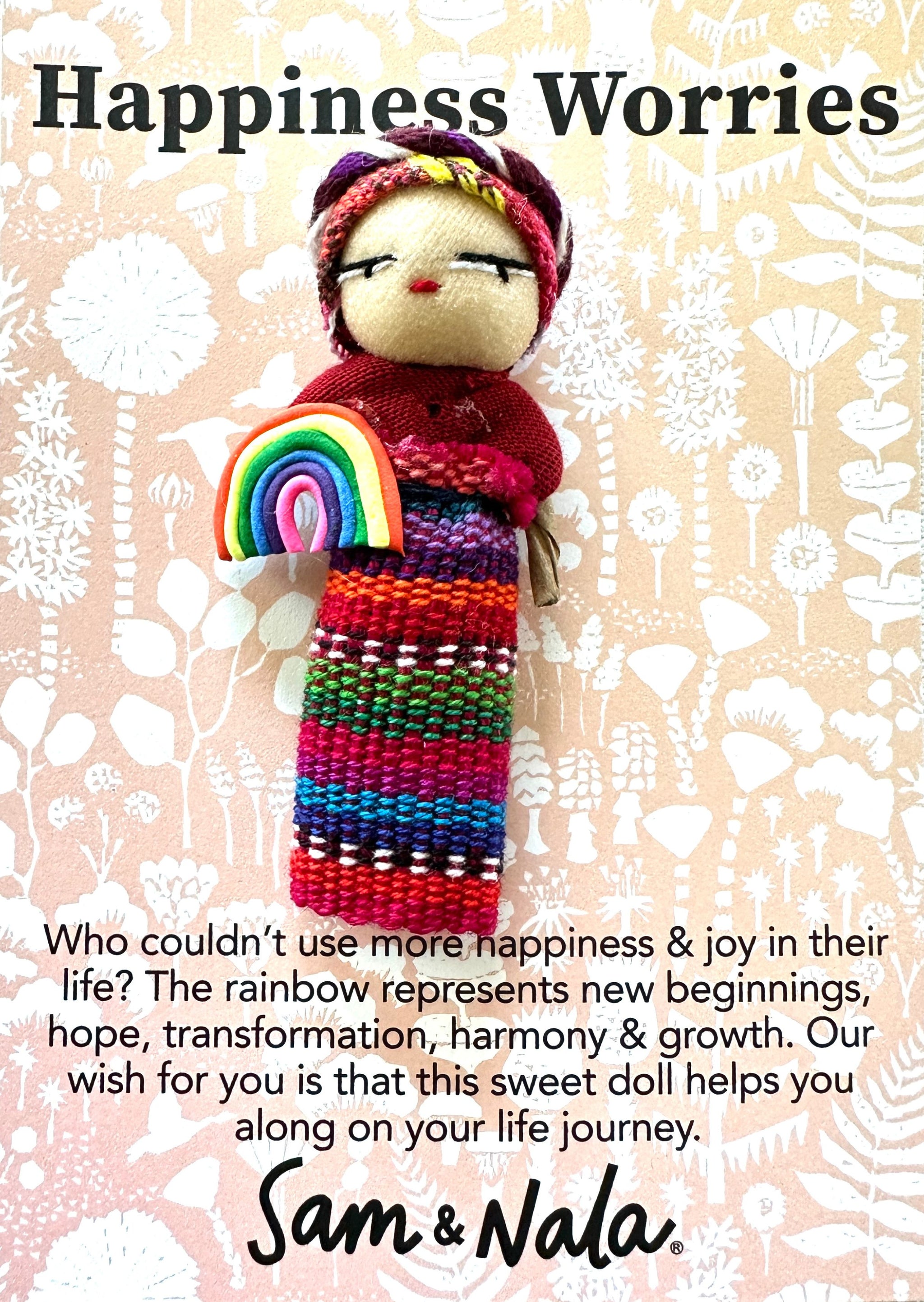 Tiny Guatemalan Worry Dolls - Set of 10 Dolls - Many Hearts One Beat