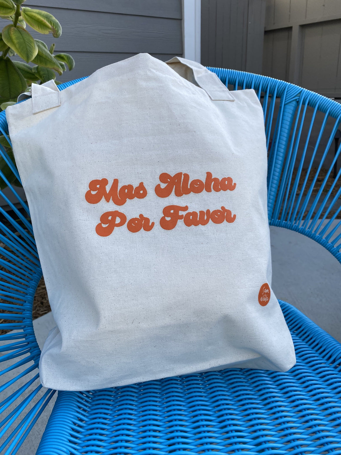 Canvas Bag- Mas Aloha Por Favor