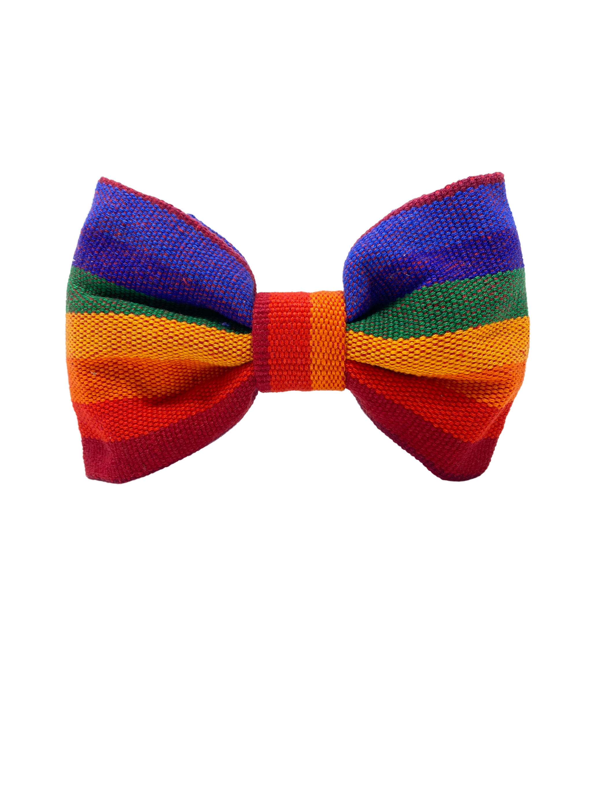 Handwoven Pet Bow Tie- A Case of the Stripes